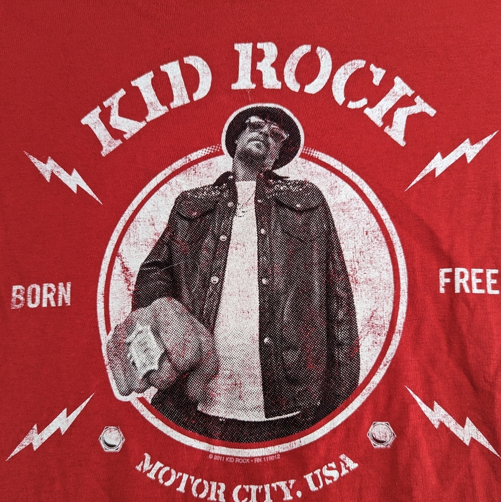 Kid Rock Born Free Motor City USA Size Medium
